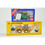 Joal 1/35 JCB 4CX Sitemaster plus Siku Paver. Both appear excellent in boxes.