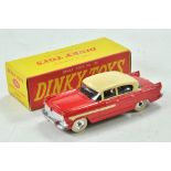 Dinky No. 174 Hudson Hornet. Red lower body with cream roof and side flash. White tyres and black