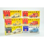 Vanguards diecast group comprising six issues including mostly commercials. Excellent in boxes.