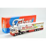 Tekno Model Truck issue comprising DAF Fridge Trailer in livery of De Groot. Appears very good