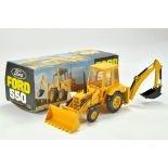 NZG 1/35 Construction issue comprising No. 130 Ford 550 Excavator Loader. Appears generally