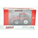 Universal Hobbies 1/32 Farm issue comprising Case Farmall 115U Tractor with Loader. Excellent,