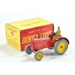 Dinky No. 300 Massey Harris Tractor. Metal Wheels. Minor signs of wear hence very good in very