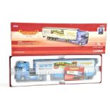 Corgi Diecast Model Truck issue comprising No. CC13247 DAF 95 Fridge Curtainside in livery of