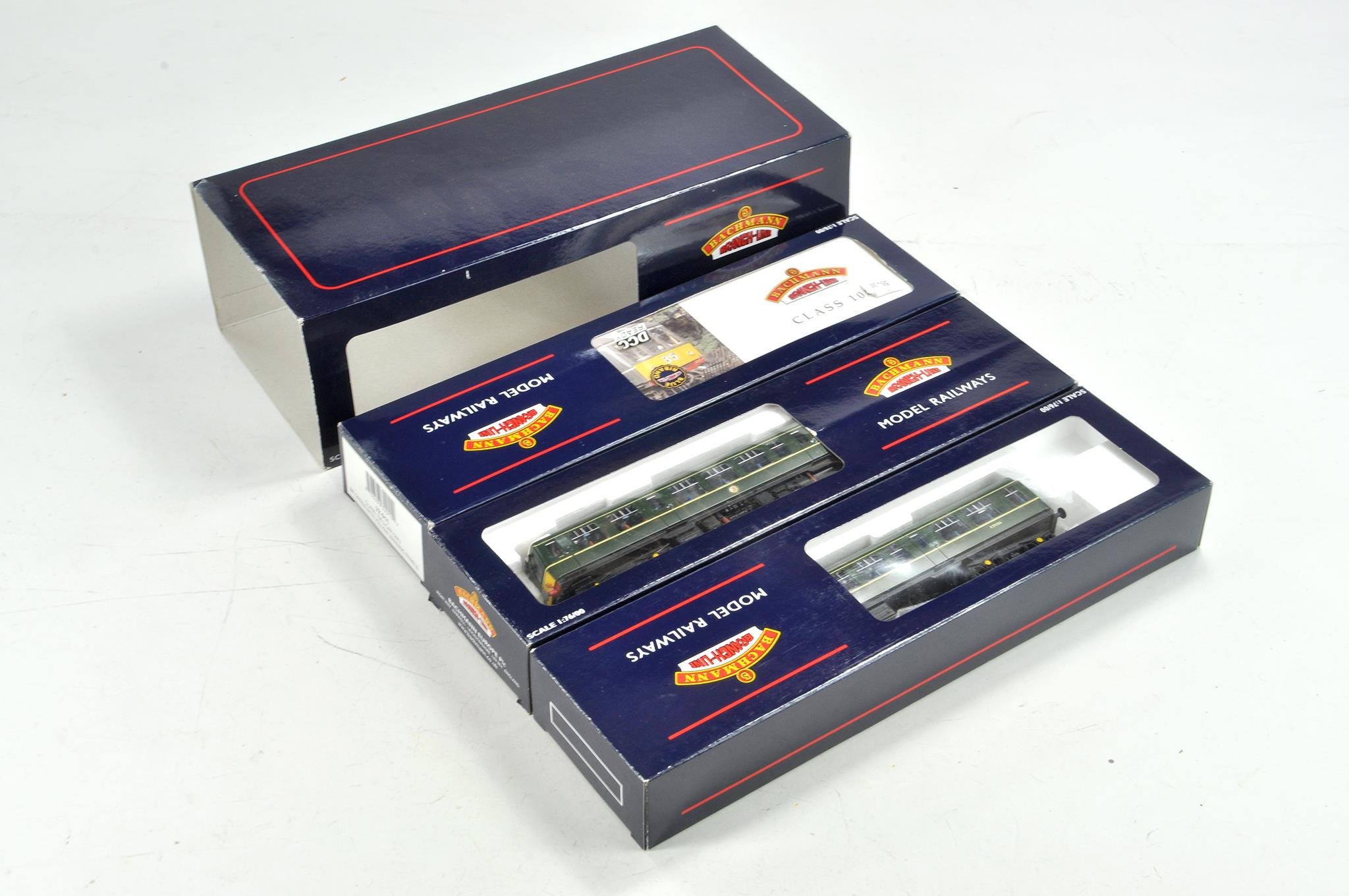 Bachmann Model Railway issues comprising DMU Locomotive set. Appears very good in box.