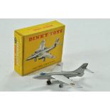 French Dinky Toys Aircraft. No. 60B Sud Aviation Vantour 'SNCASO'. Metallic grey body with twin