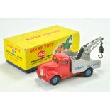 Dinky Commercial Vehicles. No. 430 Commer Breakdown Truck. Glazed red cab with light grey back and
