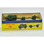 Dinky No. 697 25 Pounder Field Gun Set. Appears to be excellent with little or no marks and wear