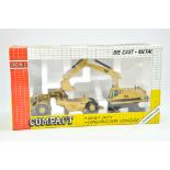 Joal 1/50 construction issue comprising CAT Excavator Scraper Set. Appears generally very good to