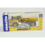 Diecast Promotions 1/50 Construction issue comprising Komatsu HM400 Dump Truck. Generally