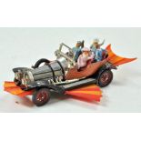 Corgi early issue Chitty Chitty Bang Bang Flying Car with Figures. Functional moving parts.