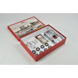 Schuco Studio metal racing car kit, as shown. Would appear complete and hence excellent with box.