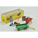 Dinky Garden Accessory group contained in purpose built box, generally very good to excellent with