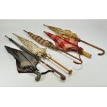 Antique Umbrella assortment including early examples, some in need of attention but generally hard