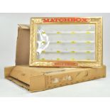 Early Issue Matchbox Models of Yesteryear Display Case with inserts and original outer carton.