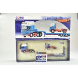 Corgi 1/50 Diecast Truck issue comprising No. CC13743 Scania R Step Frame Trailer with Atkinson