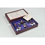 Britains Metal Figures Set comprising No. 5290 The Royal Scots Dragoon Guards. Excellent with