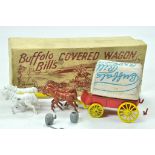 Benbros Qualitoy Buffalo Bill's Covered Wagon Set comprising Wagon, horses and accessories.