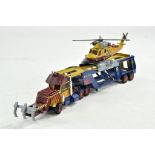 Matchbox SuperKings Car Transporter with Helicopter. Harder to find.