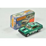 Matchbox Superfast No. 9F Ford Escort RS2000. Green body, tan interior, black base, clear glass '