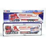 Corgi Diecast Model Truck issue comprising No. CC13750 Scania R Fridge Trailer in the livery of