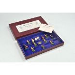 Britains Metal Figures Set comprising No. 5190 The Parachute Regiment. Excellent with original box.