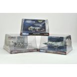 Corgi Diecast Aircraft Aviation Archive issue trio comprising duo of Modern Fighter Legends and