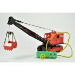 ALPS Japanese Battery Operated RC Tinplate K25 Tracked Line Shovel Excavator. Generally very good,