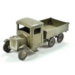 Britains Early Issue Military Lorry with Tipping Back. Generally very good for age with some marks