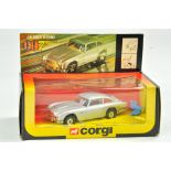 Corgi No. 271 James Bond 007 Aston Martin DB5 (1/36th scale). Metallic silver, red interior with