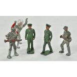 Crescent Lead Metal Dan Dare Miniature Figures plus Johillco Metal Space Issues. Some wear but still