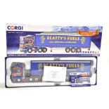 Corgi Diecast Model Truck issue comprising No. CC13755 Scania Curtainside in the livery of