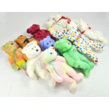 Twelve Large Issue TY Beanie Baby Bears with tags of various themes. Some becoming harder to find.