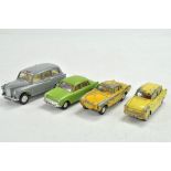 Triang Spot-On group of worn and restored diecast vehicle issues. A couple are very good and two