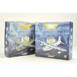 Corgi Diecast Aircraft Aviation Archive issue duo comprising Short Sunderland in different liveries.