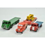 Dinky diecast issues including Foden and Guy Commercials plus Matchbox Scammell Low Loader. Good