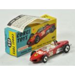 Corgi No. 154 Ferrari Formula 1 car. Red body with 'Ferrari' logo on bonnet. RN '36'. White