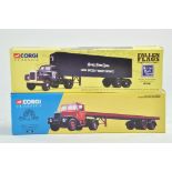 Corgi Diecast Model Truck issues Classics comprising No. 52303 Mack B Semi in livery of Nickel Plate