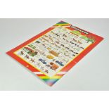 Original Britains Shop Display Poster - Cardboard A3 depicting Farm Range. Some minor wear and