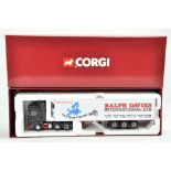 Corgi Diecast Model Truck issue comprising Scania Fridge Trailer in the livery of Ralph Davies. No