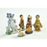 Wade assortment of ceramic figure including Nursery Rhyme / Disney issues. Appear excellent.