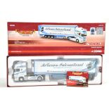 Corgi Diecast Model Truck issue comprising No. CC13736 Scania R Fridge Trailer in livery of McGeown.