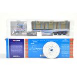Corgi Diecast Model Truck issue comprising No. CC12806 Scania T Log Trailer in the livery of JG