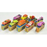 An interesting group of Matchbox Superfast comprising nine boxed issues, inc 1) no. 8b Ford