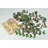 Large Assortment of Mostly Britains Plastic Figures comprising mostly Deetail issues. Some wear,