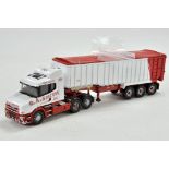 Corgi Diecast Model Truck issue comprising Scania T Bulk Trailer in the livery of GA Smith. No