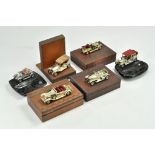 Various promotional novelty Matchbox - Models of Yesteryear issues comprising chrome plate