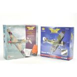 Corgi Aviation Archive Diecast Aircraft issue duo comprising Gloster Sea Gladiator plus Hurricane