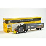 Norscot 1/50 diecast truck issue comprising CAT themed set. Appears very good with box.