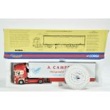 Corgi Diecast Model Truck issue comprising No. CC12920 Scania Topline Fridge Trailer in livery of AL